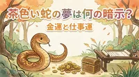 茶色い蛇の夢は何の暗示？金運と仕事運の意味を読み解く