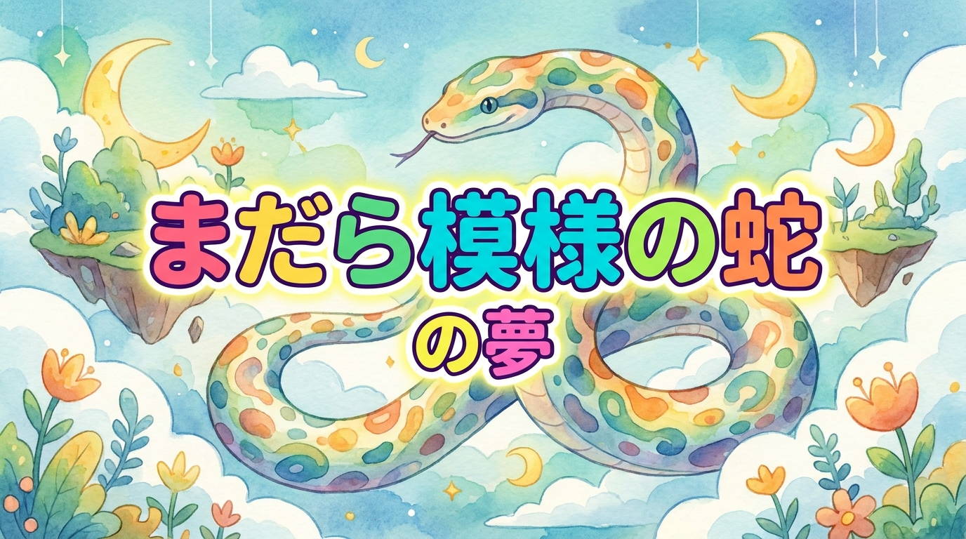 まだら模様の蛇の夢の意味とは|変化と複雑さを読み解く