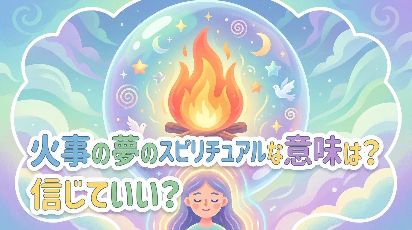 火事の夢のスピリチュアルな意味は?信じていい?