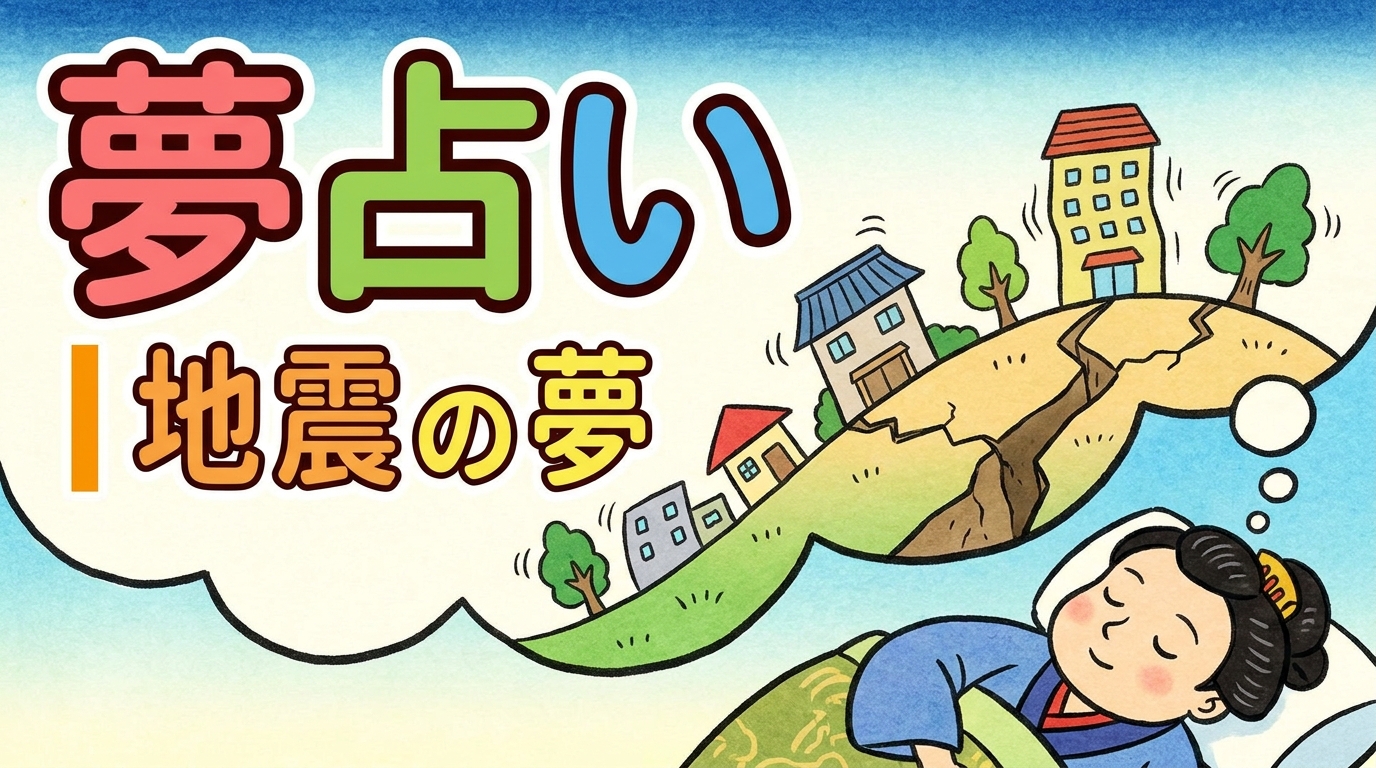 夢占い｜地震の夢の意味とは？状況別にやさしく解説