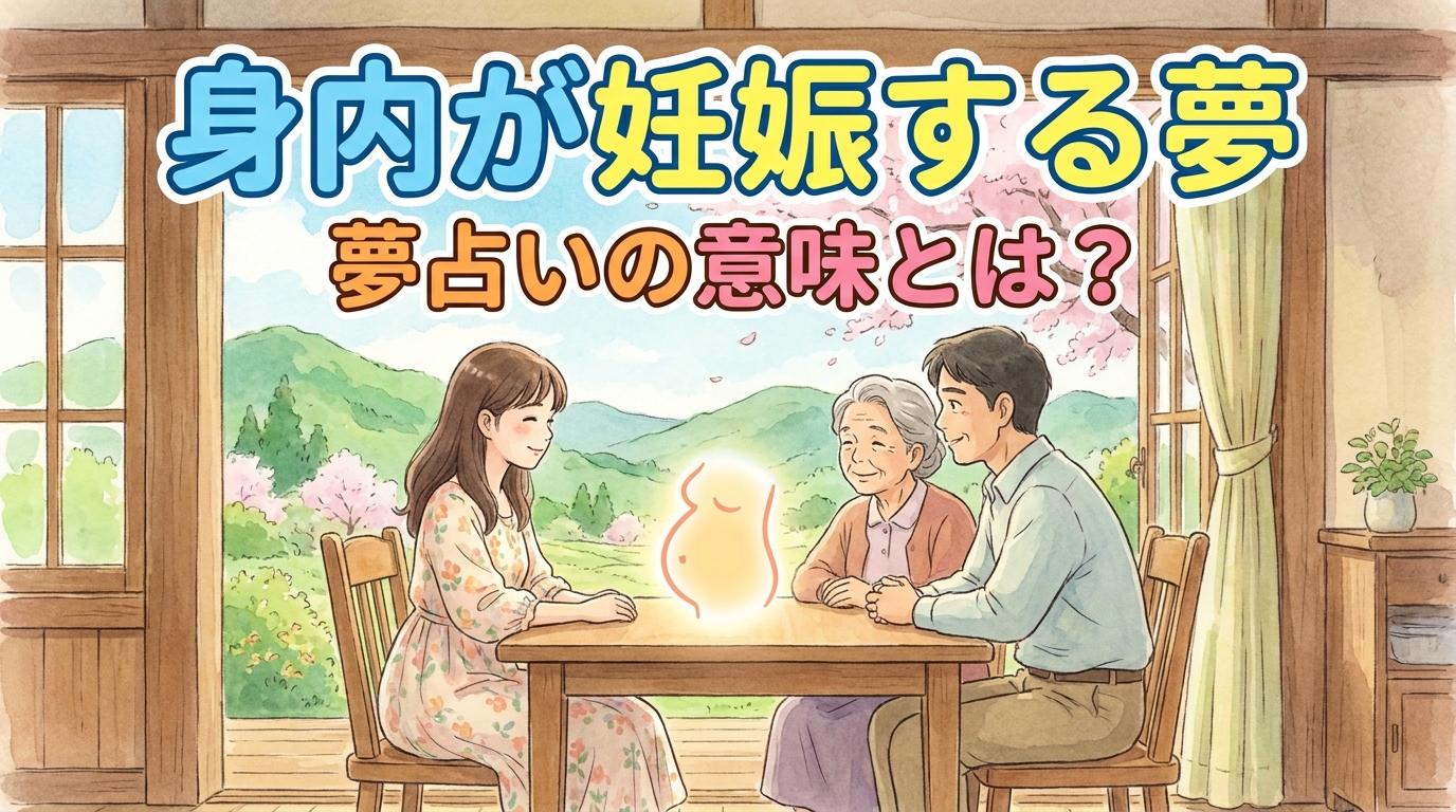 身内が妊娠する夢の意味とは?家族別のメッセージ