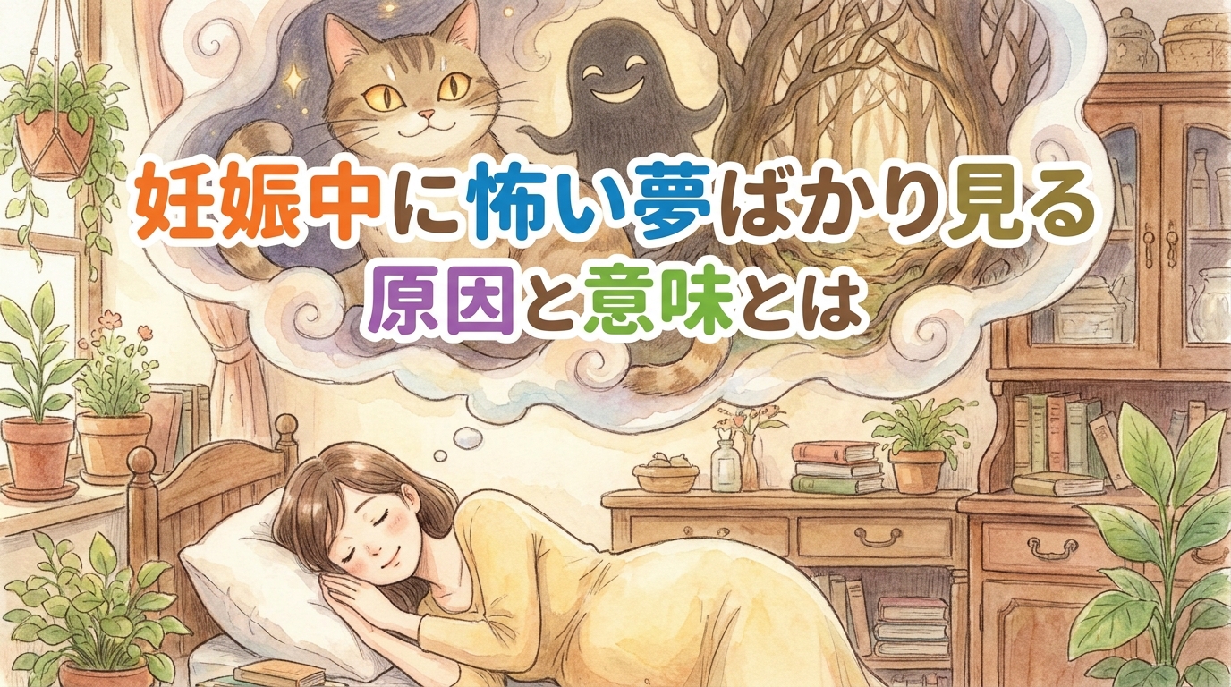 妊娠中に怖い夢ばかり見る原因と意味とは