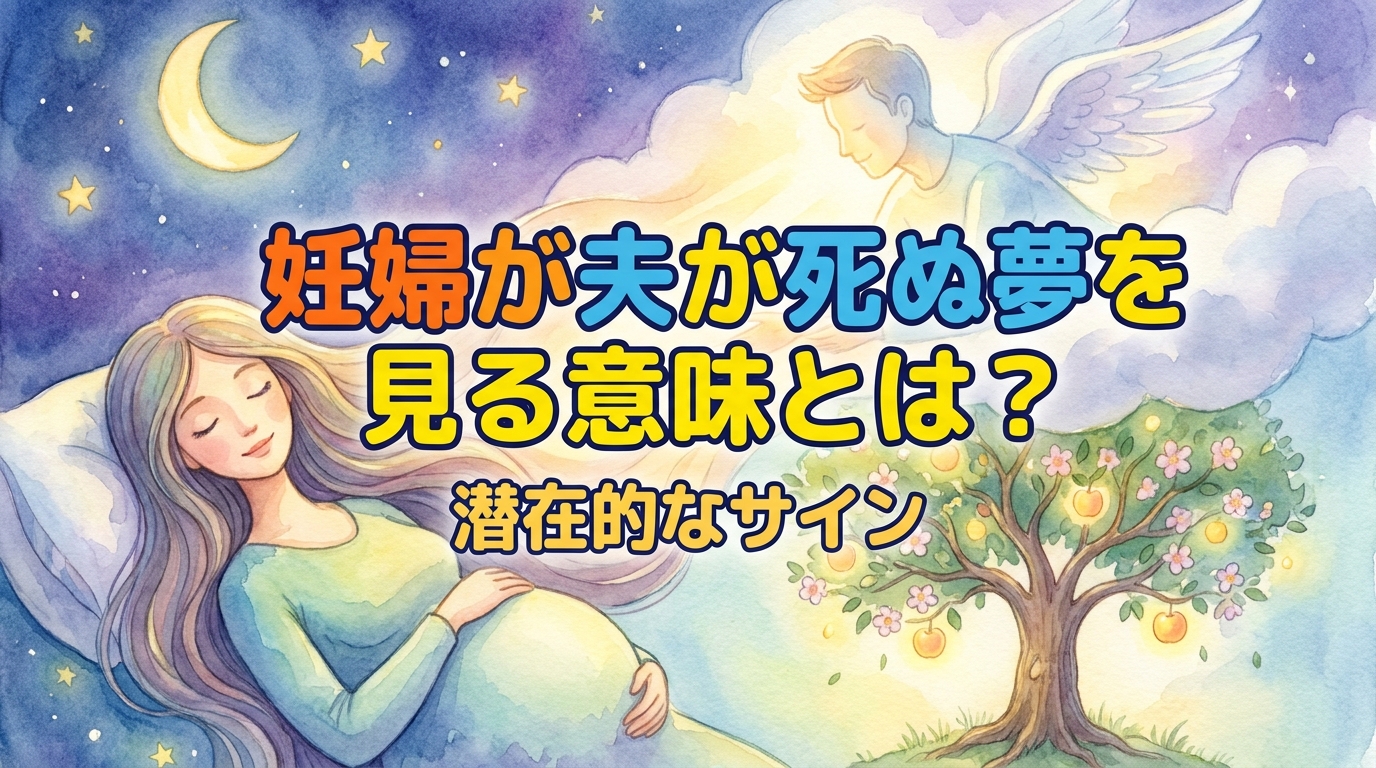 妊婦が夫が死ぬ夢を見る意味とは？潜在的なサイン