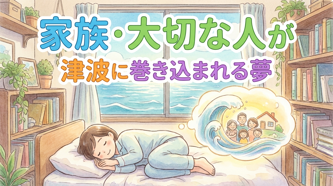 家族・大切な人が津波に巻き込まれる夢の意味とは？
