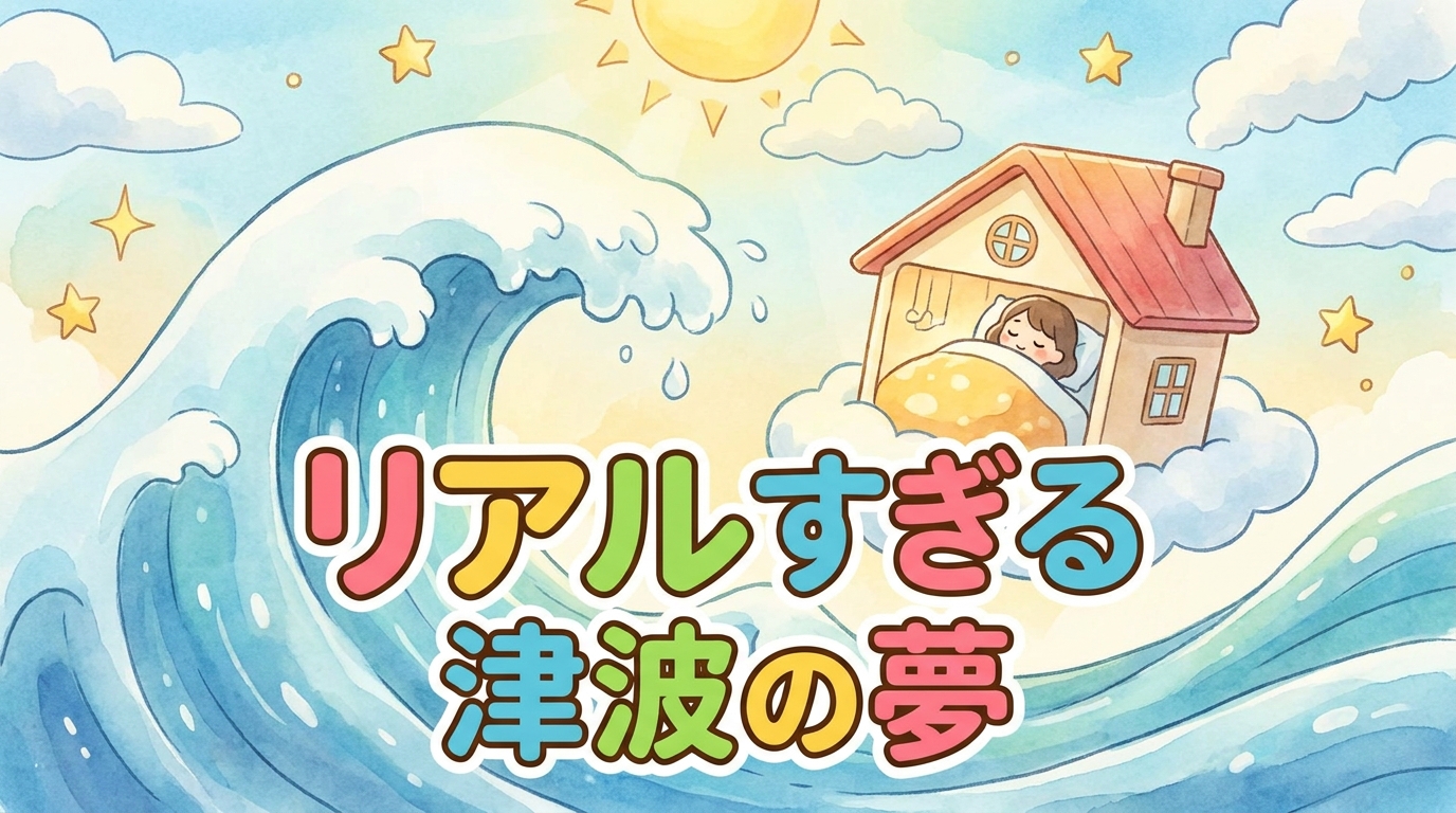 リアルすぎる津波の夢の意味とは？