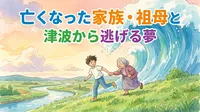 亡くなった家族・祖母と津波から逃げる夢の意味とは？